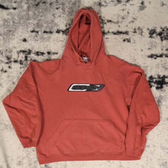 Vintage Y2K Made in Canada Reebok Faded Hoodie - Picture 1 of 7